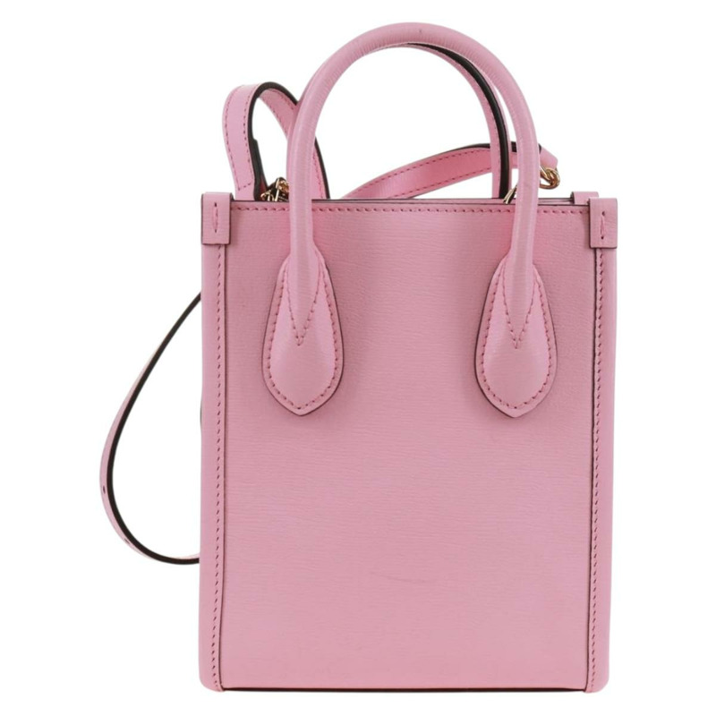 【日本直送】GUCCI 手提包 皮革 兩用 粉金配色 671623 正品 168965M-1