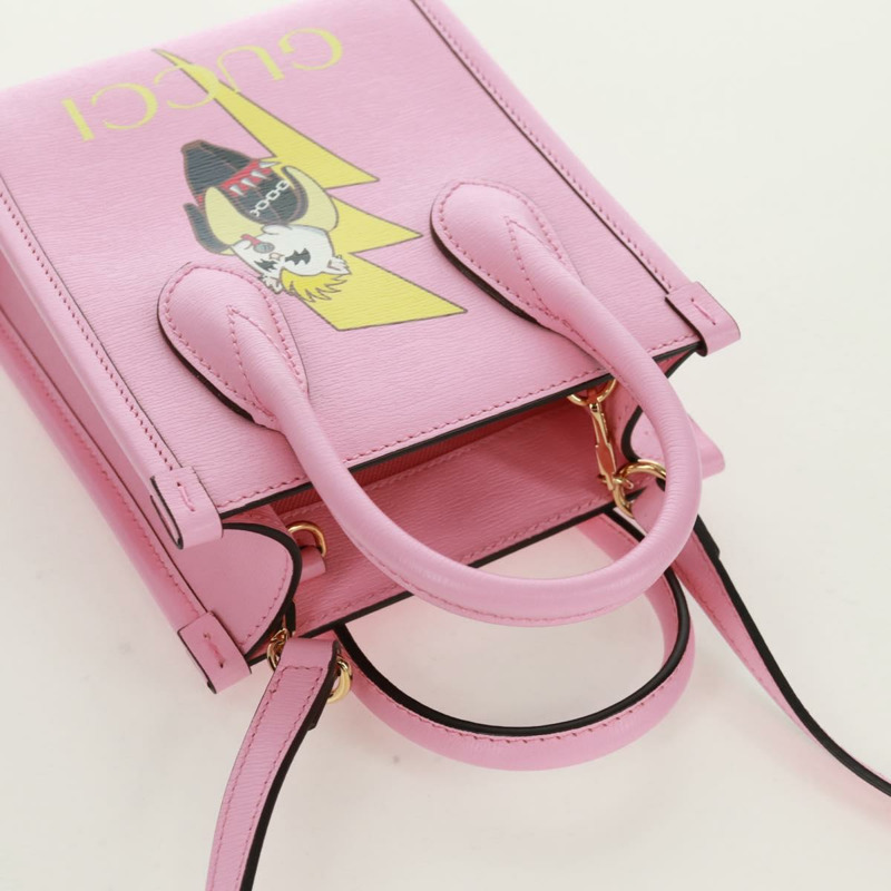 【日本直送】GUCCI 手提包 皮革 兩用 粉金配色 671623 正品 168965M-6