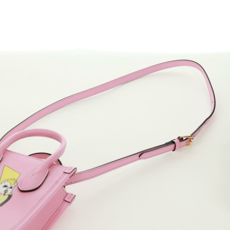 【日本直送】GUCCI 手提包 皮革 兩用 粉金配色 671623 正品 168965M-15