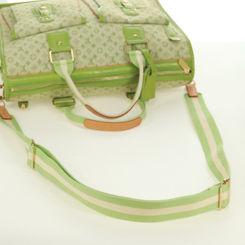 【日本直送】路易威登 (LOUIS VUITTON) 迷你 Sac Marie Kate 48H 手袋 杏仁綠 M92933 LV Auth 171102V-8