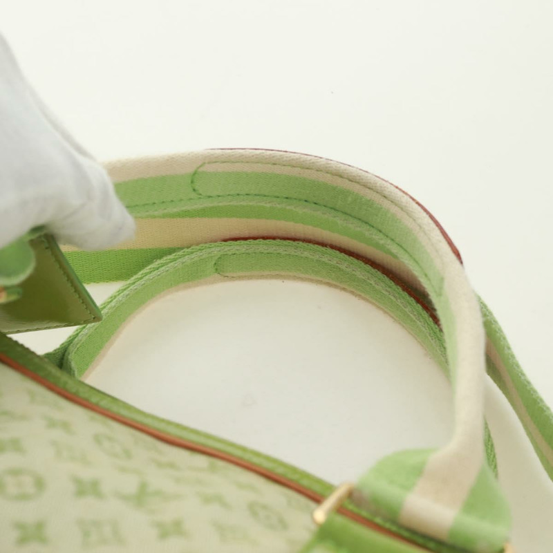 【日本直送】路易威登 (LOUIS VUITTON) 迷你 Sac Marie Kate 48H 手袋 杏仁綠 M92933 LV Auth 171102V-13