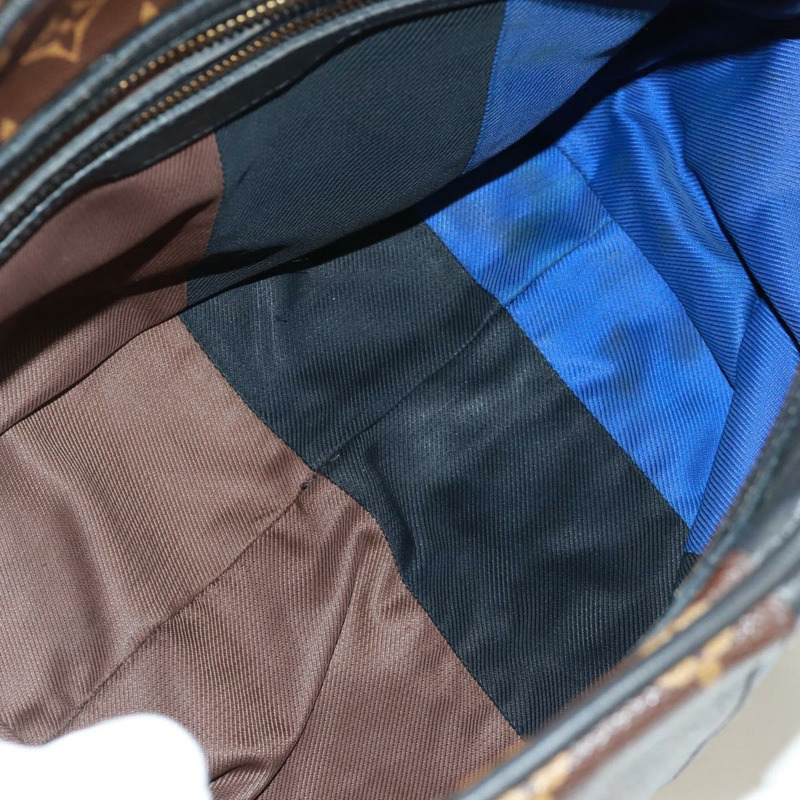 【日本直送】路易威登 Monogram Block Street Marine 手袋，藍黑色，貨號 M40504，LV 正品，編號 171103M-9