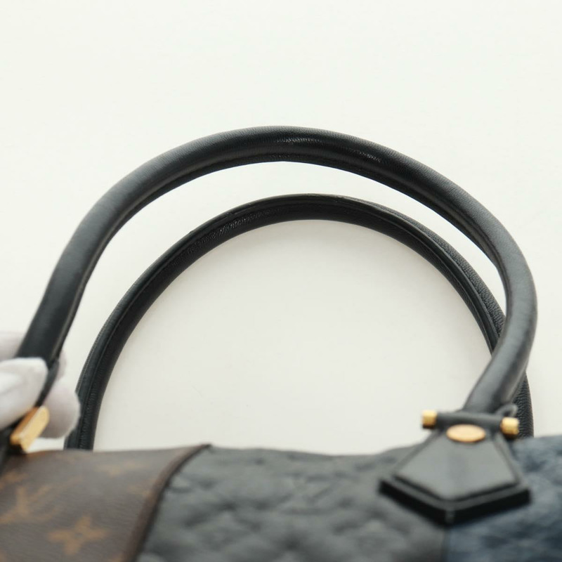 【日本直送】路易威登 Monogram Block Street Marine 手袋，藍黑色，貨號 M40504，LV 正品，編號 171103M-13