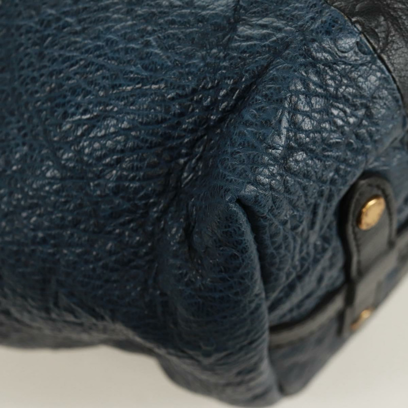 【日本直送】路易威登 Monogram Block Street Marine 手袋，藍黑色，貨號 M40504，LV 正品，編號 171103M-15