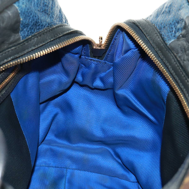 【日本直送】路易威登 Monogram Block Street Marine 手袋，藍黑色，貨號 M40504，LV 正品，編號 171103M-18