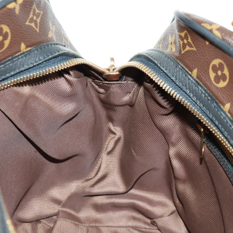 【日本直送】路易威登 Monogram Block Street Marine 手袋，藍黑色，貨號 M40504，LV 正品，編號 171103M-19