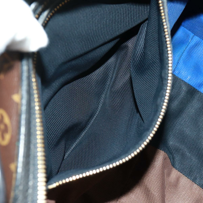 【日本直送】路易威登 Monogram Block Street Marine 手袋，藍黑色，貨號 M40504，LV 正品，編號 171103M-21