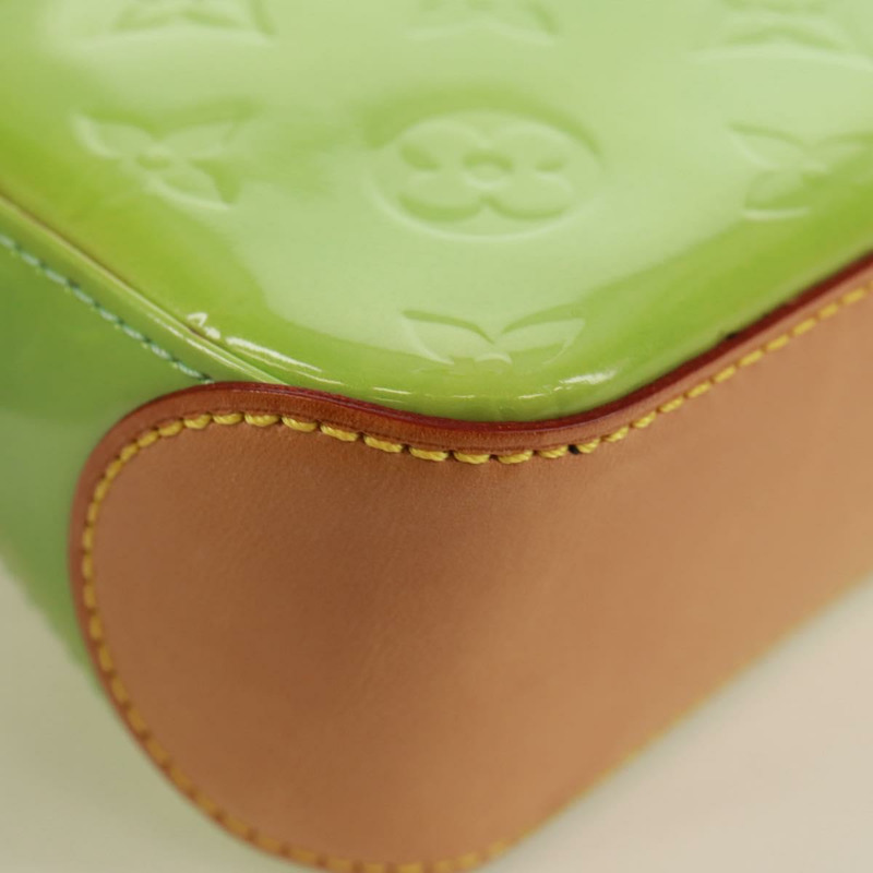 【日本直送】路易威登 Monogram Vernis Mallory 方形薄荷綠手袋 M91293 LV Auth 171573V-16