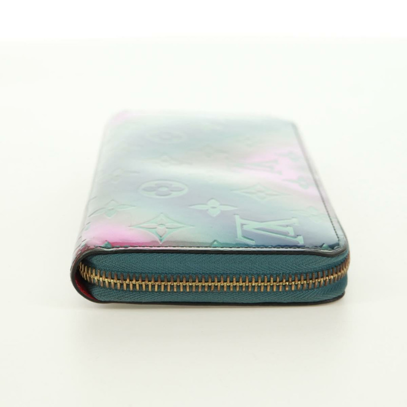 【日本直送】路易威登 Monogram Vernis Zippy 錢包 藍色 M90520 LV 正品 171591V-3