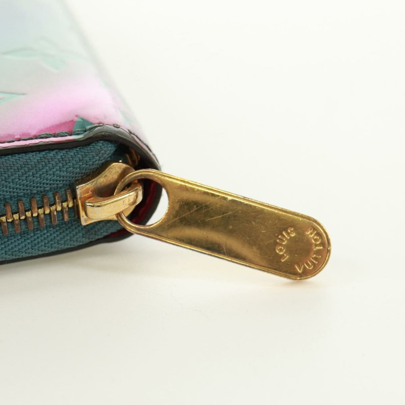 【日本直送】路易威登 Monogram Vernis Zippy 錢包 藍色 M90520 LV 正品 171591V-6