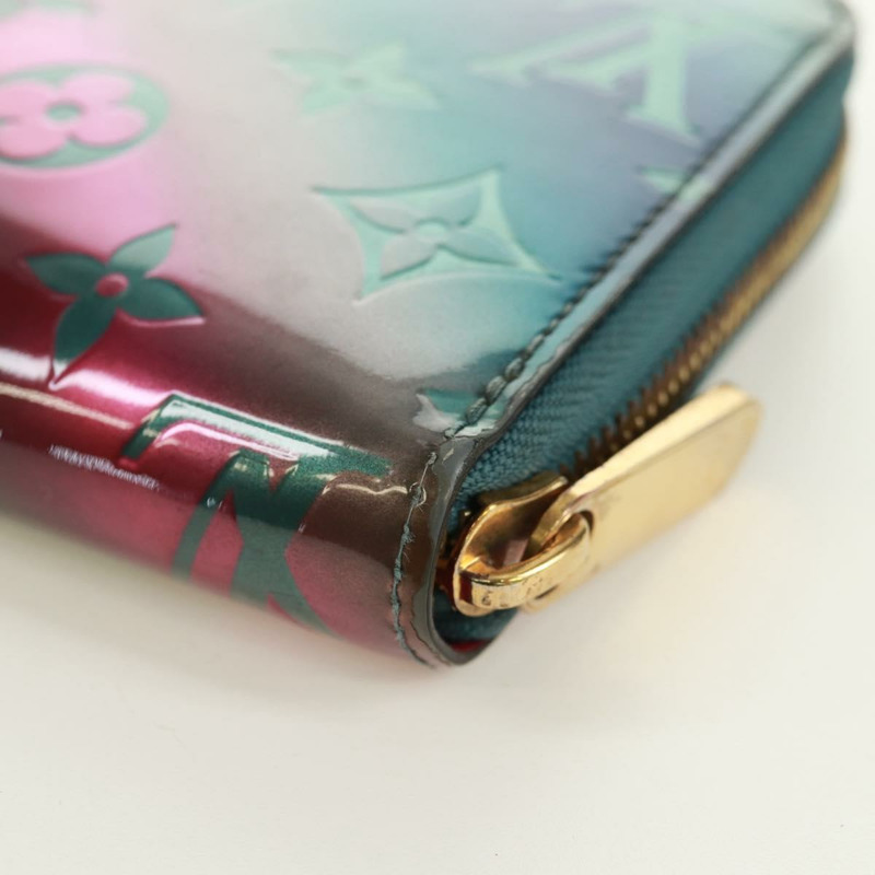 【日本直送】路易威登 Monogram Vernis Zippy 錢包 藍色 M90520 LV 正品 171591V-16