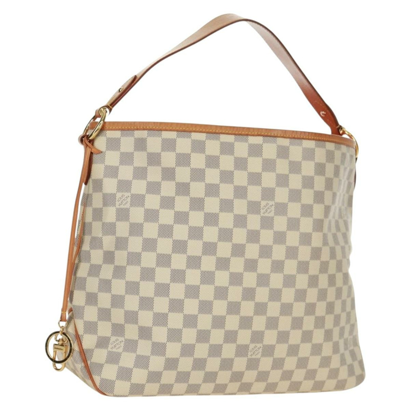 【日本直送】路易威登 Damier Azur Delightful MM 肩包 N41448 LV Auth 171015V-0