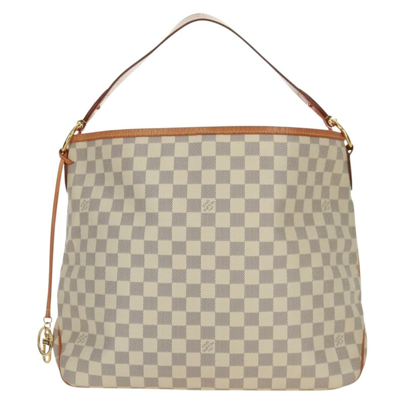 【日本直送】路易威登 Damier Azur Delightful MM 肩包 N41448 LV Auth 171015V-12