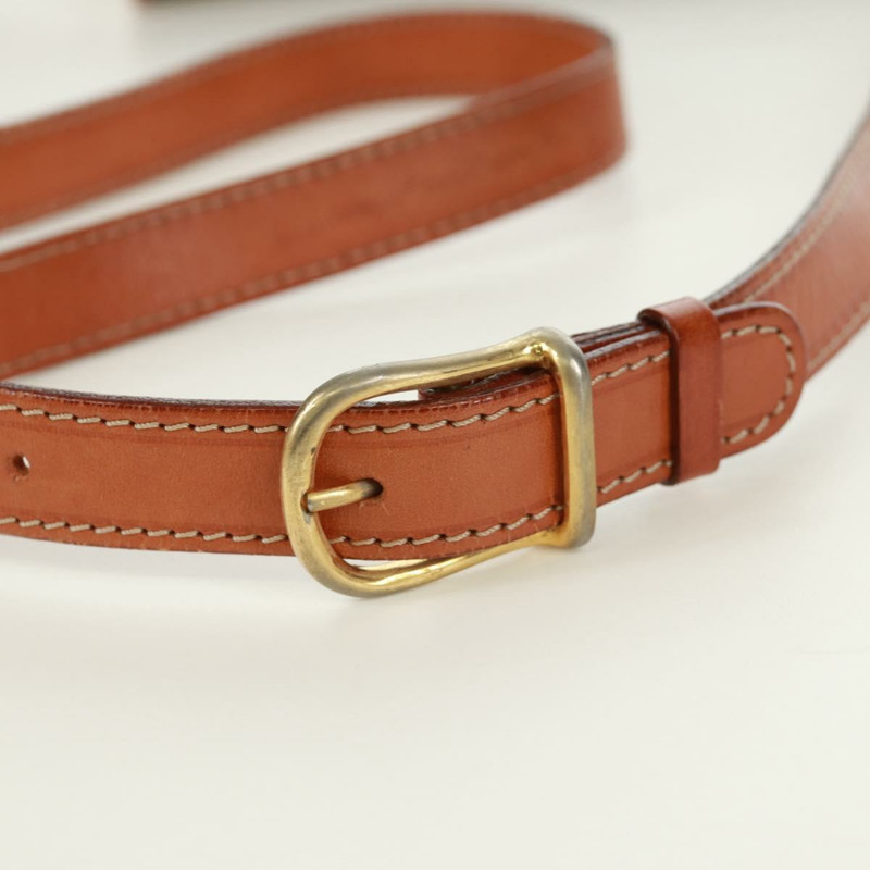 【日本直送】CELINE Macadam帆布圓形單肩包 PVC皮革 棕色 金色 正品 171071A-7