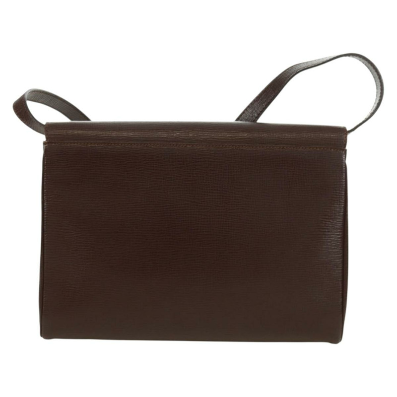 【日本直送】CELINE 圓背包 皮革 棕色 金色 正品 171061A-1