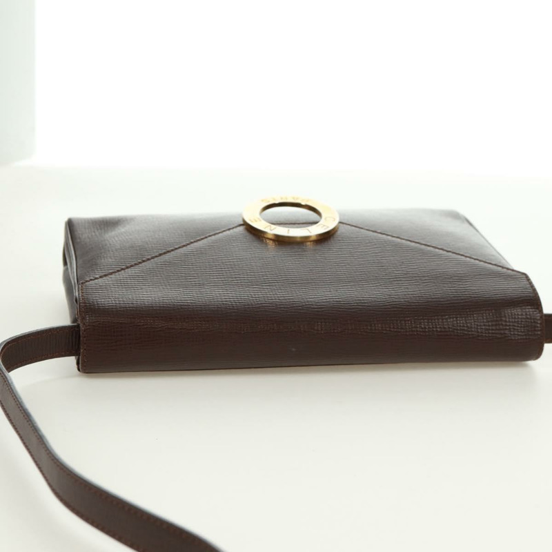 【日本直送】CELINE 圓背包 皮革 棕色 金色 正品 171061A-5