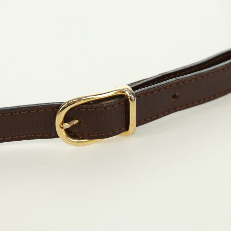 【日本直送】CELINE 圓背包 皮革 棕色 金色 正品 171061A-7