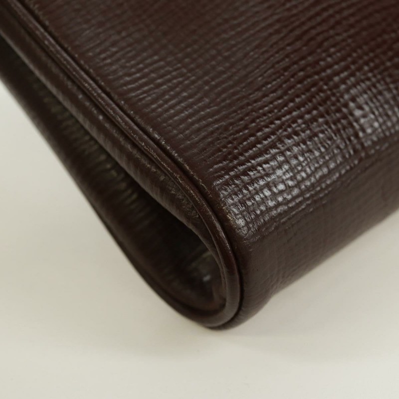 【日本直送】CELINE 圓背包 皮革 棕色 金色 正品 171061A-16