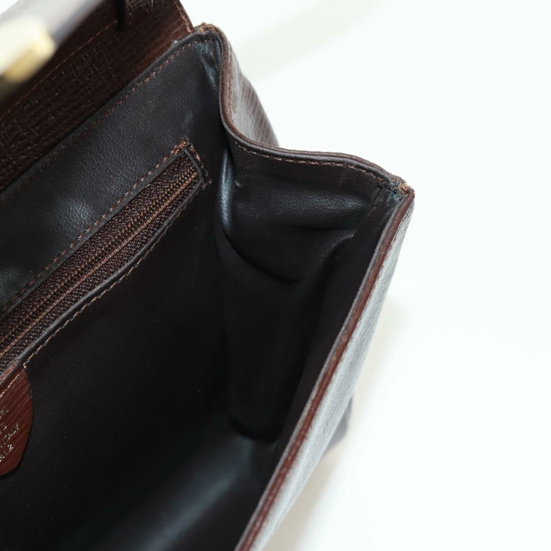 【日本直送】CELINE 圓背包 皮革 棕色 金色 正品 171061A-20