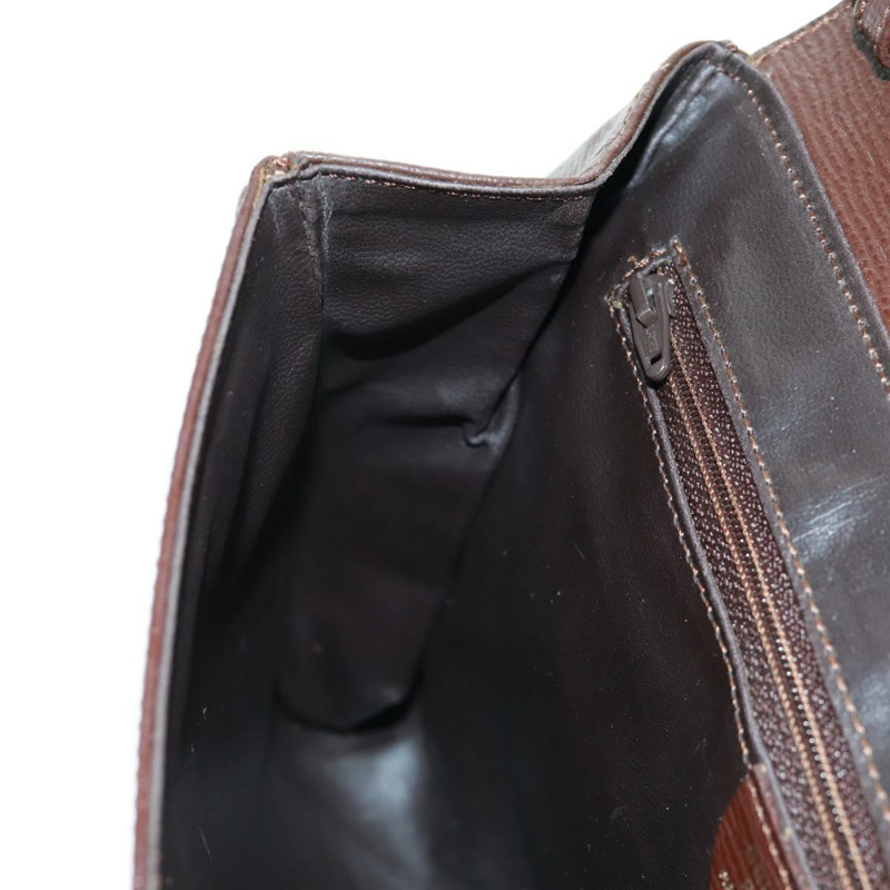 【日本直送】CELINE 圓背包 皮革 棕色 金色 正品 171061A-21