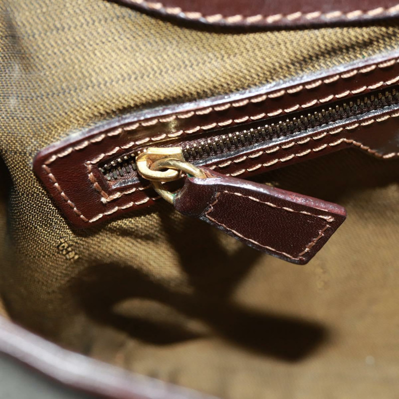 【日本直送】FENDI Zucca帆布單肩包 黑色棕色 正品 171017V-24