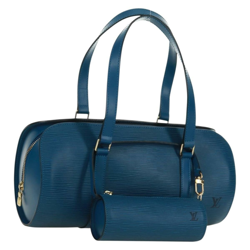 【日本直送】路易威登 Epi Soufflot 手提包 藍色 M52225 LV 正品 171028V-0