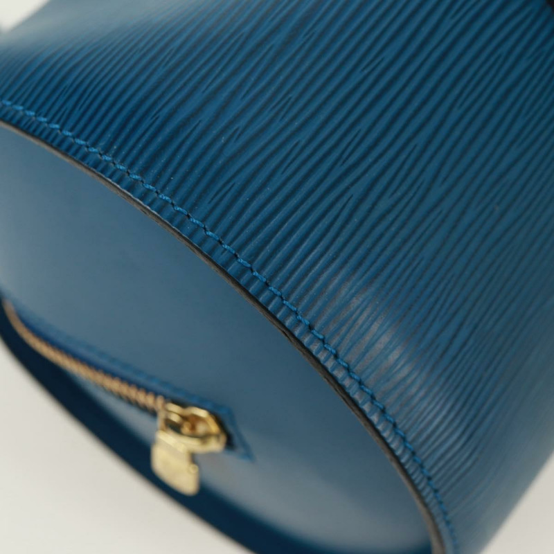 【日本直送】路易威登 Epi Soufflot 手提包 藍色 M52225 LV 正品 171028V-8