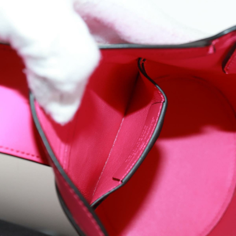 【日本直送】Salvatore Ferragamo Gancini 粉紅金色皮革肩背包，正品編號 171099M-22