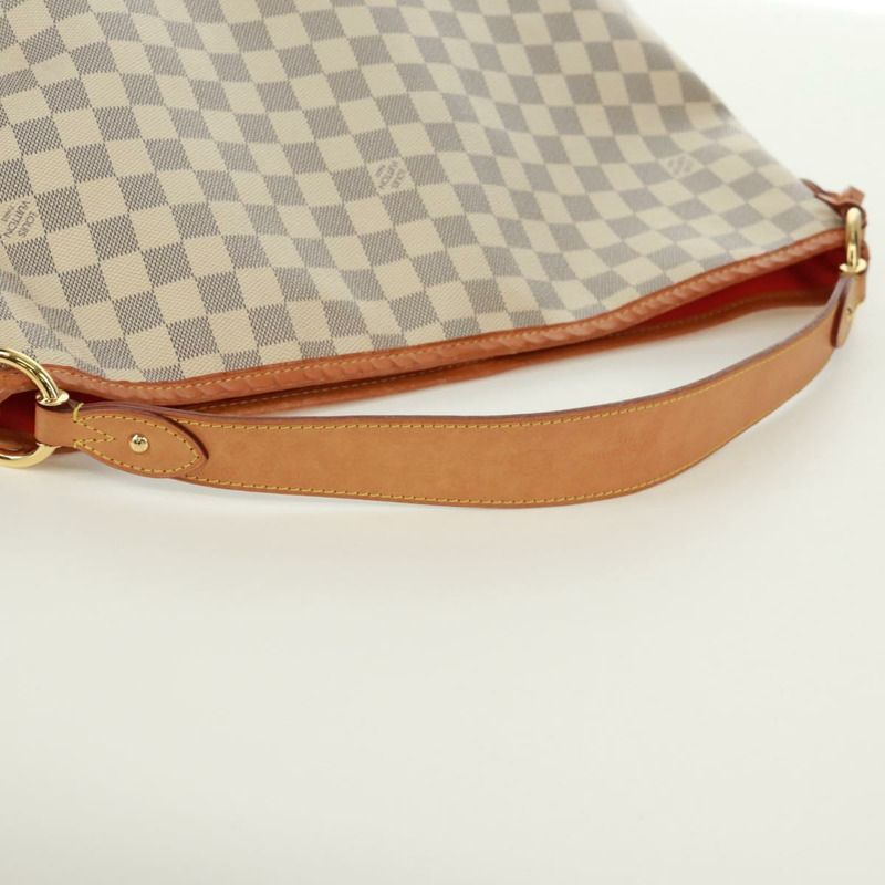 【日本直送】路易威登 Damier Azur Delightful MM 肩包 N41448 LV Auth 171963V-6