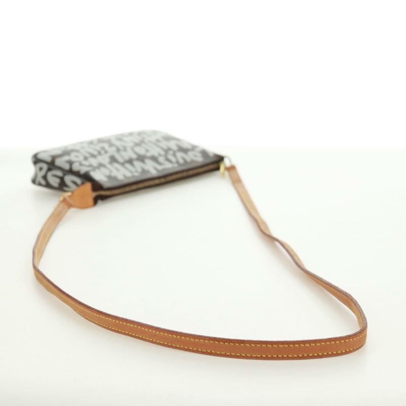 【日本直送】路易威登 Monogram 塗鴉手拿包 白色 M92192 LV 正品 171150V-6