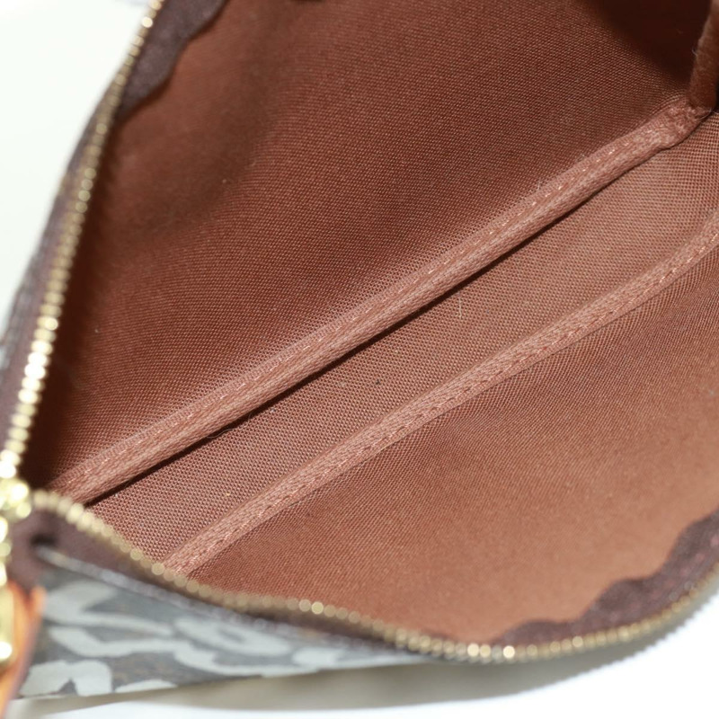 【日本直送】路易威登 Monogram 塗鴉手拿包 白色 M92192 LV 正品 171150V-9