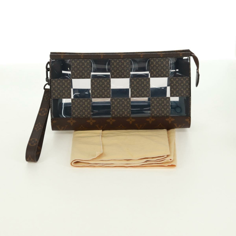 【日本直送】路易威登 Monogram Chess Stand Pouch M81588 LV Auth 171970M-11