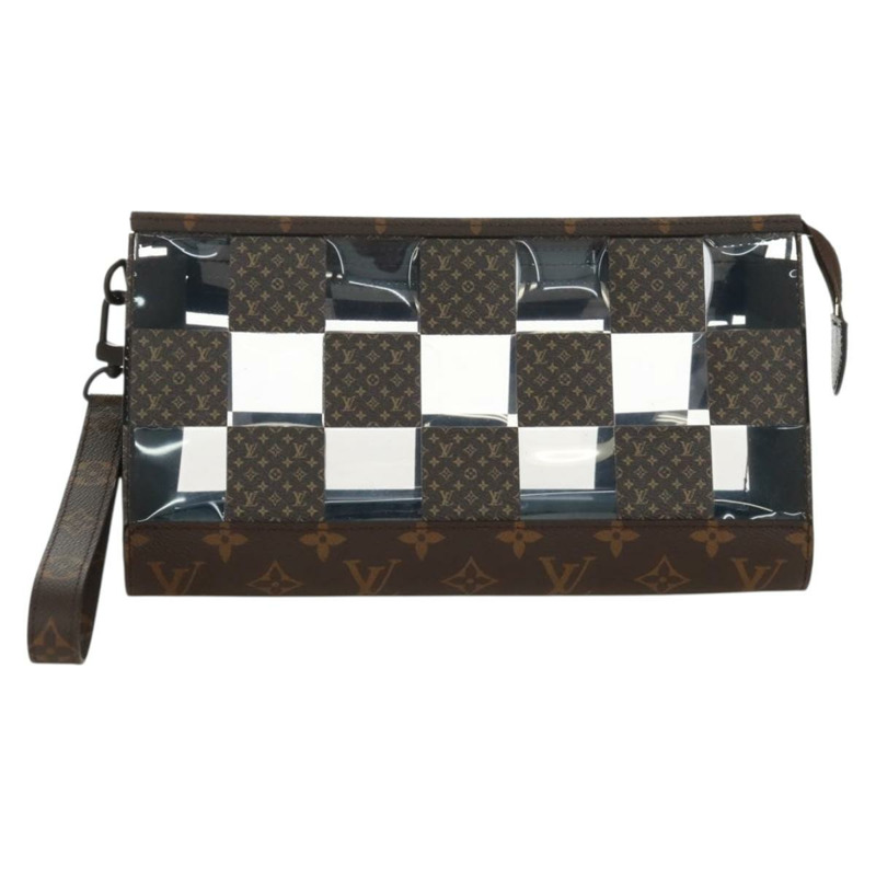 【日本直送】路易威登 Monogram Chess Stand Pouch M81588 LV Auth 171970M-12