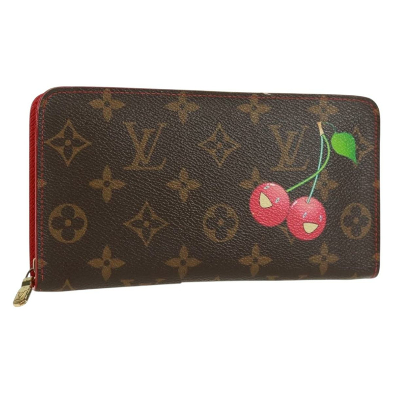 【日本直送】路易威登 Monogram Cherry Porte Monnaie 拉鍊長皮夾 M95006 正品 171939V-0
