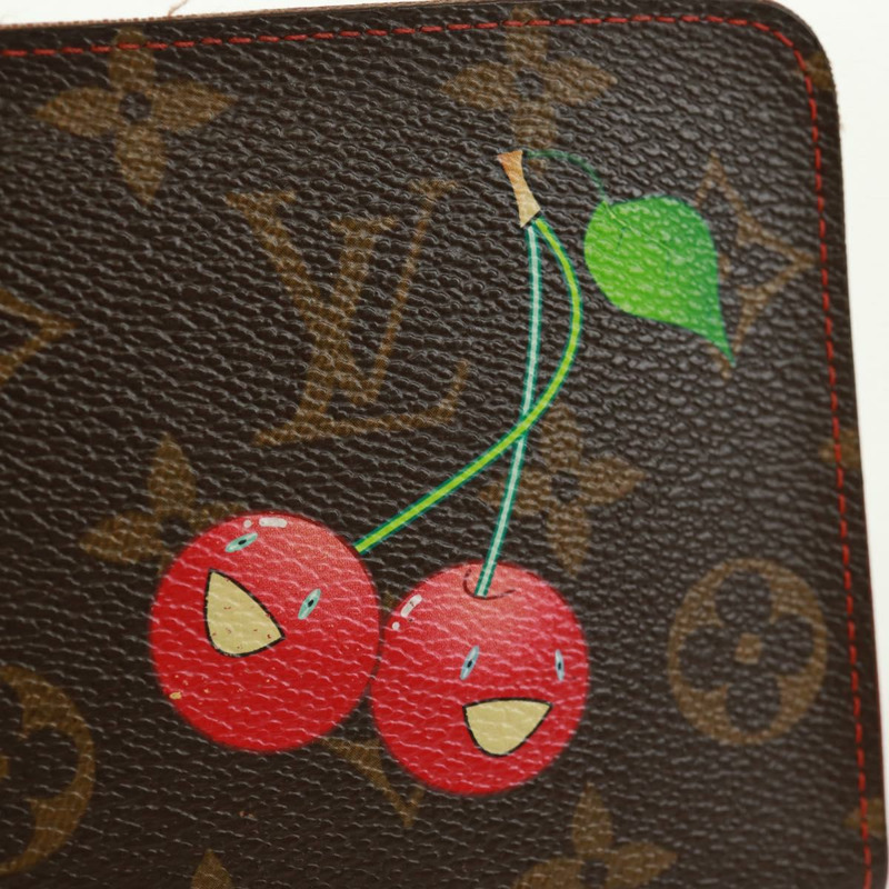 【日本直送】路易威登 Monogram Cherry Porte Monnaie 拉鍊長皮夾 M95006 正品 171939V-17