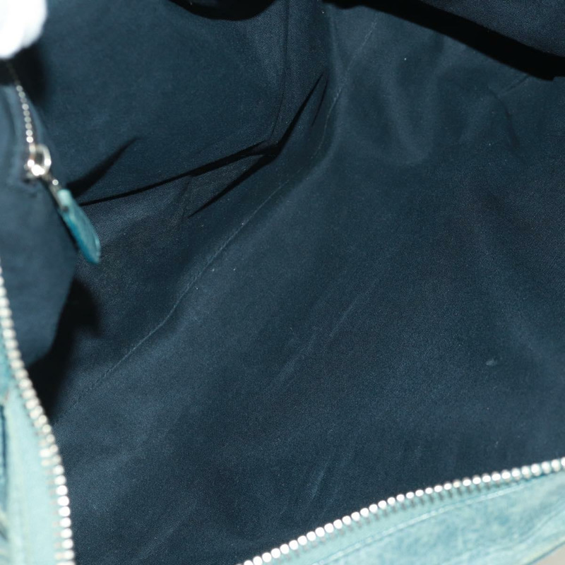 【日本直送】BALENCIAGA The Giant Part Time 手提包，藍色皮革，貨號 173082，正品編號 171907SAV-9