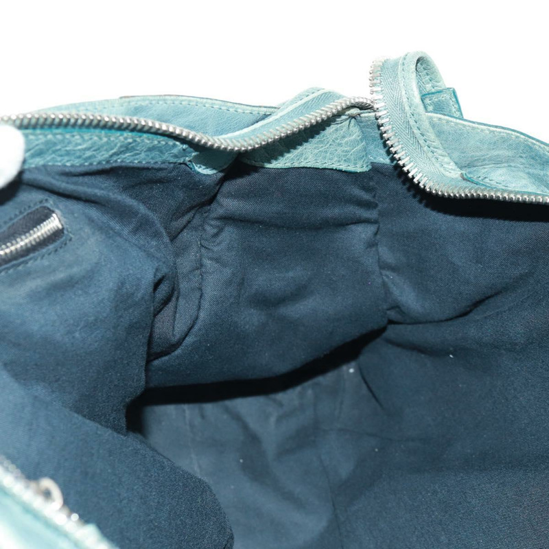 【日本直送】BALENCIAGA The Giant Part Time 手提包，藍色皮革，貨號 173082，正品編號 171907SAV-20