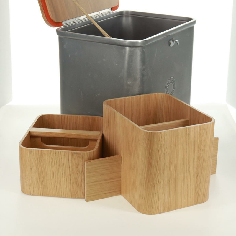 【日本直送】愛馬仕男士理容盒，金屬材質，灰色/銀色，正品編號 168944SAV-20