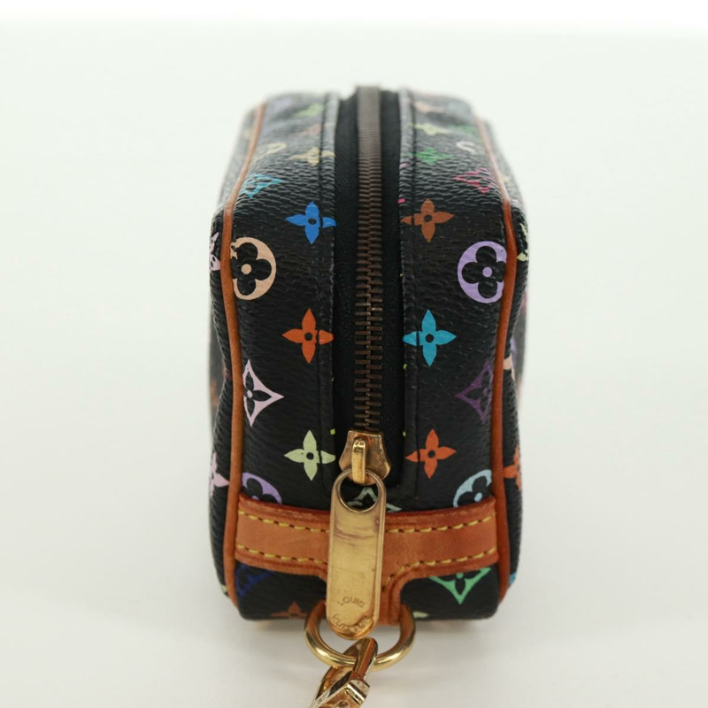 【日本直送】路易威登 Monogram Multicolor Trousse Wapity Pouch 黑色 M58034 Auth 168949V-3