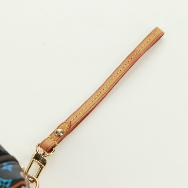 【日本直送】路易威登 Monogram Multicolor Trousse Wapity Pouch 黑色 M58034 Auth 168949V-6