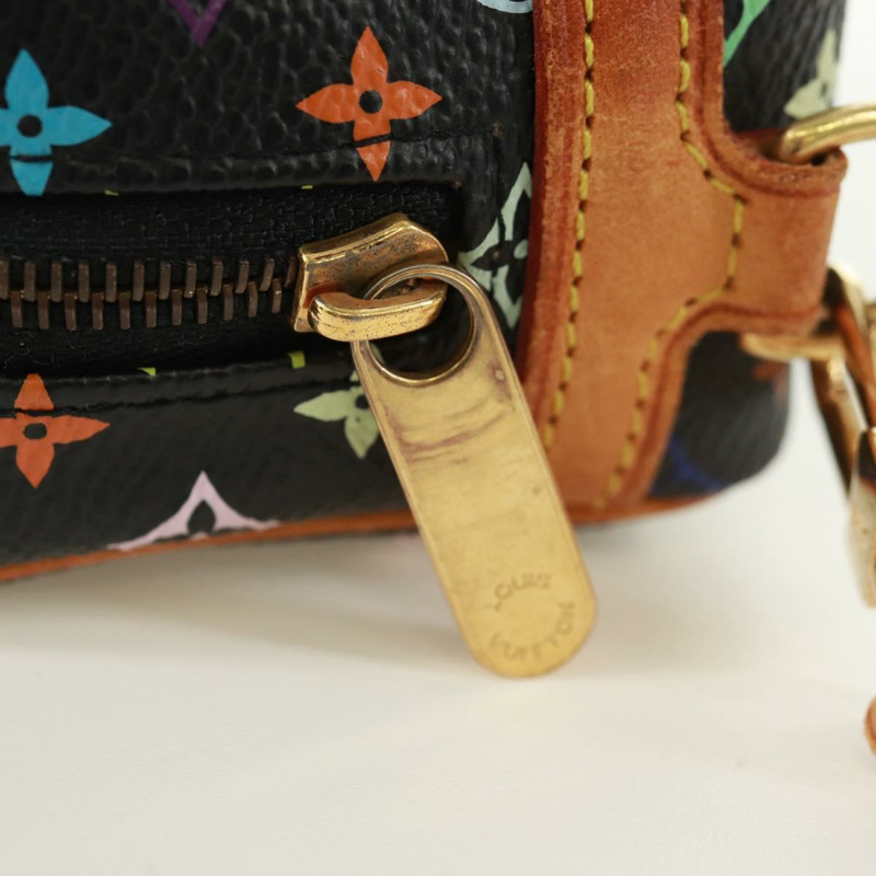 【日本直送】路易威登 Monogram Multicolor Trousse Wapity Pouch 黑色 M58034 Auth 168949V-8
