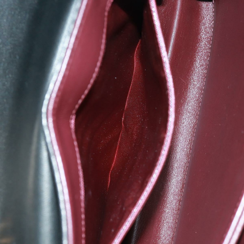 【日本直送】香奈兒 (CHANEL) 鏈條絎縫肩背包，黑色皮革，金色雙C標誌，正品編號 168933SAM-25