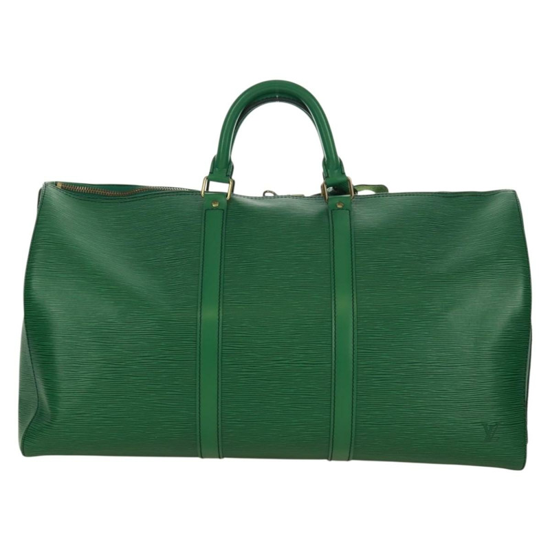 【日本直送】路易威登 Epi Keepall 50 波士頓包 綠色 M42964 LV 正品 168943SAV-1