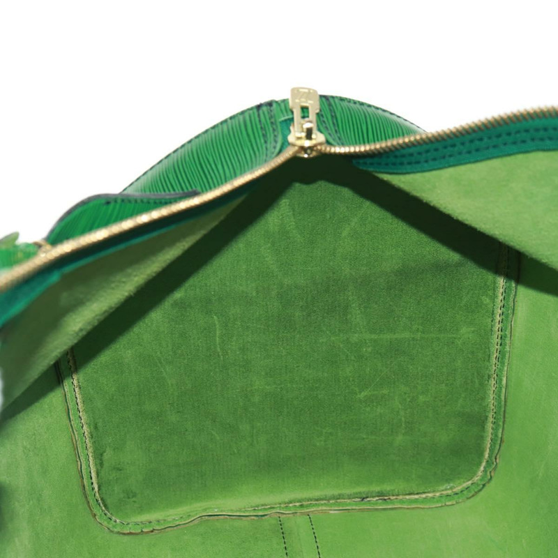【日本直送】路易威登 Epi Keepall 50 波士頓包 綠色 M42964 LV 正品 168943SAV-19