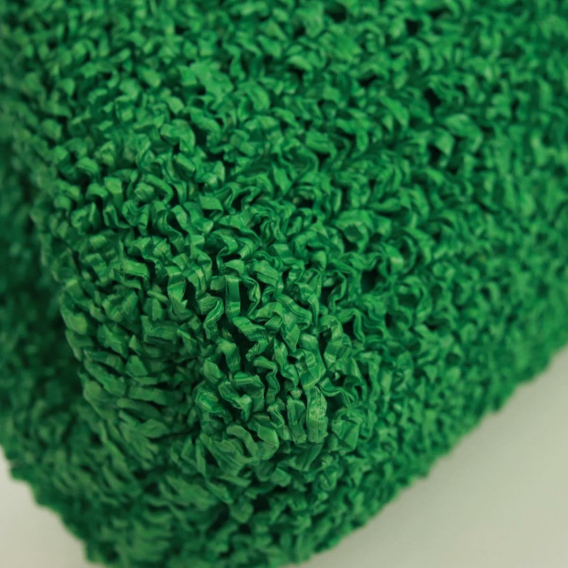 【日本直送】BOTTEGA VENETA 迷你手拿包，拉菲草編織，綠色，正品 168937M-8