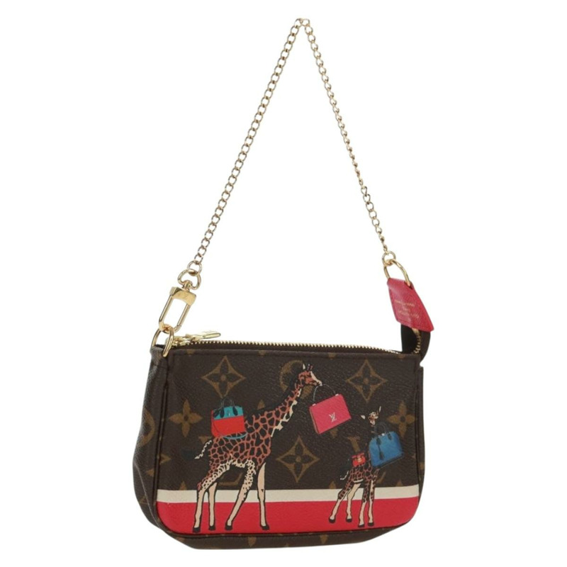 【日本直送】路易威登 Monogram 長頸鹿迷你手拿包配件 M62087 LV 正品 172028M-0