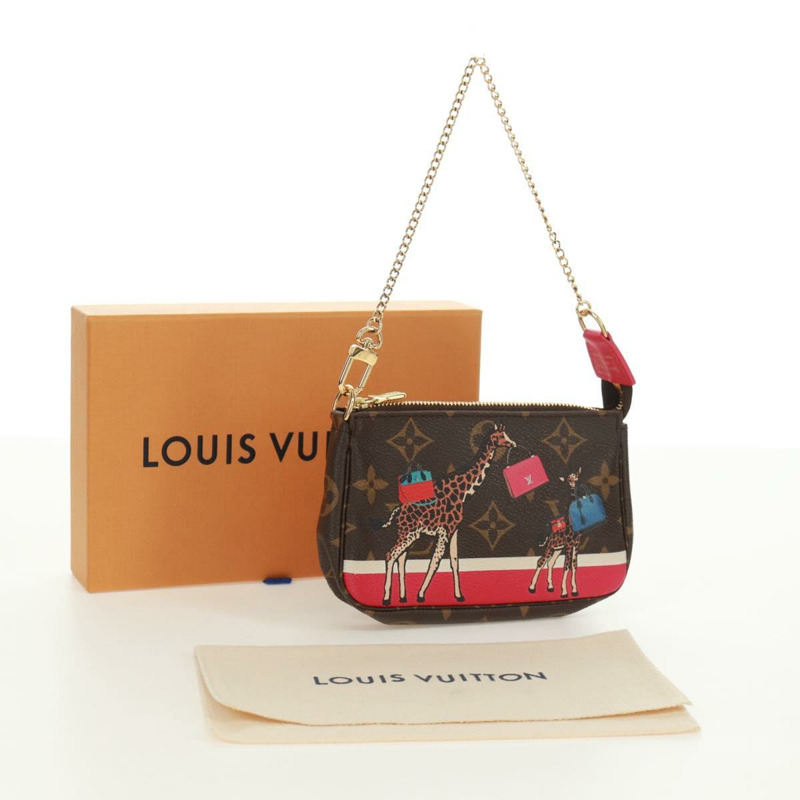 【日本直送】路易威登 Monogram 長頸鹿迷你手拿包配件 M62087 LV 正品 172028M-11