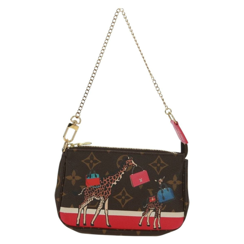 【日本直送】路易威登 Monogram 長頸鹿迷你手拿包配件 M62087 LV 正品 172028M-12
