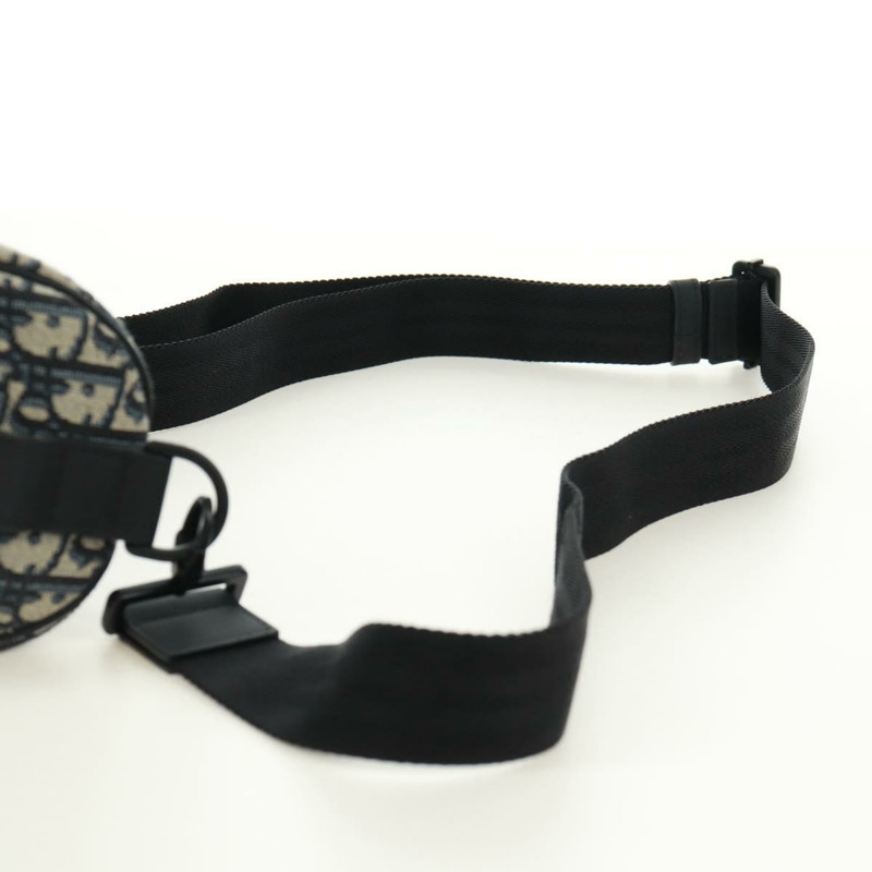 【日本直送】Christian Dior Trotter帆布斜紋兔迷你拉桿包 海軍藍 正品 162245SAM-7