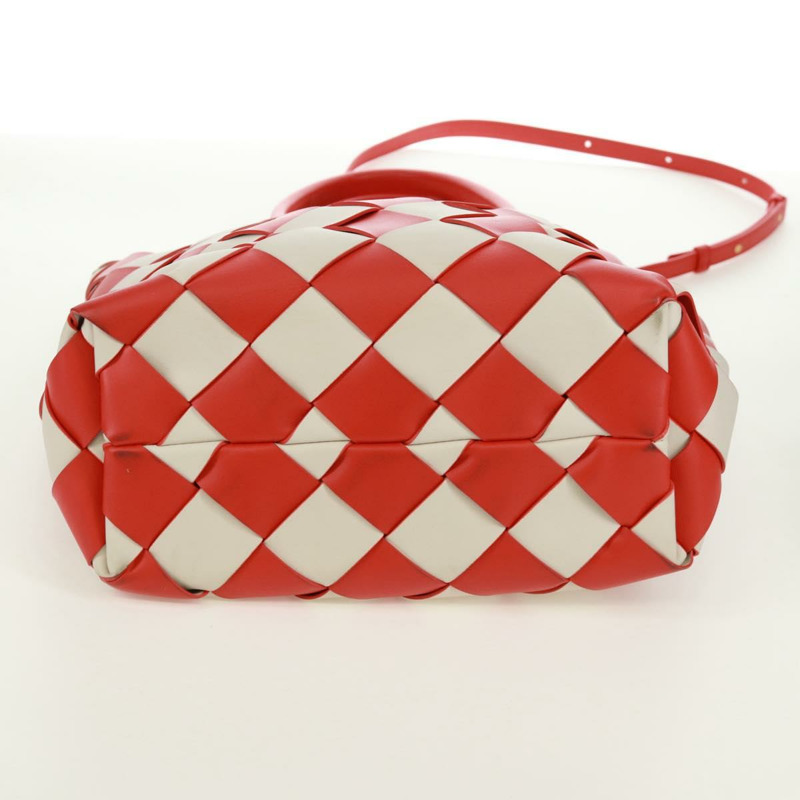 【日本直送】BOTTEGA VENETA INTRECCIATO Cabas 包皮革 2way 橙色金色正品 161744SAM-4